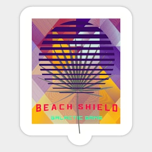 BEACH SHIELD Sticker